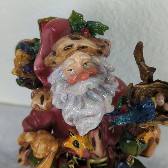 Ceramic Santa Claus Figurine Wonderful Detail! 10" Tall - Picture 3 of 17